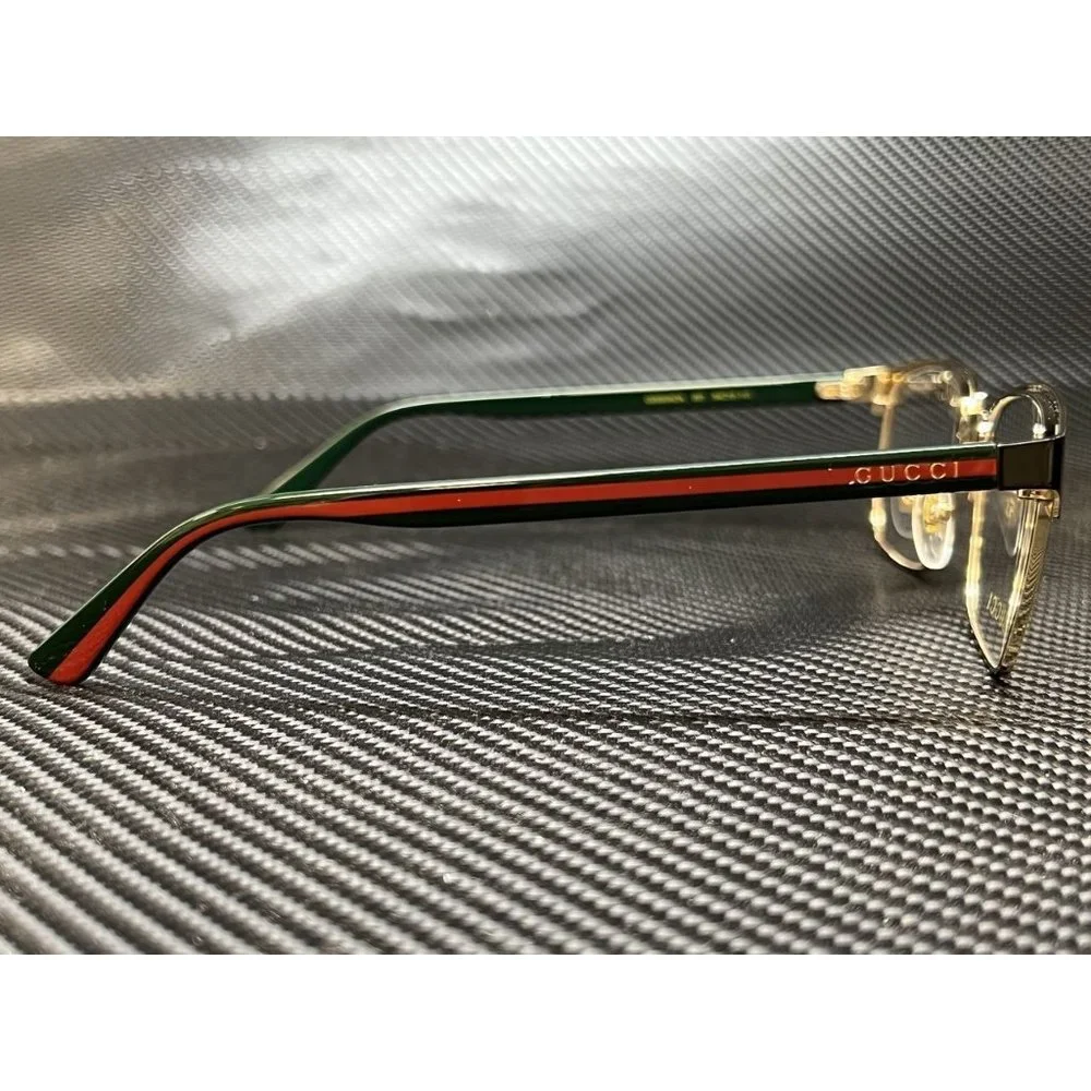 New! Gucci Black 54mm Men's Eyeglasses - Picture 3 of 5